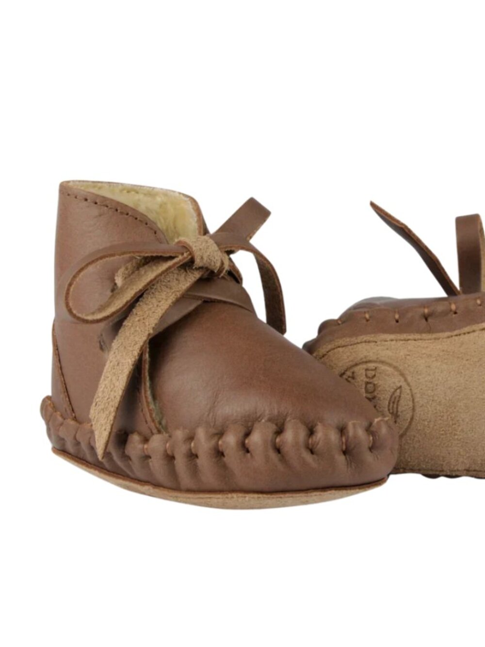 Donsje Pina Classic Booties Cognac Classic Leather 12-18 Months